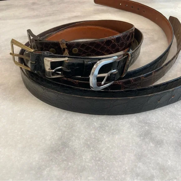 Vintage Leather Belt Bundle Bundle: The Crazy Horse & The Woodstock - Hanks Belts main image 4